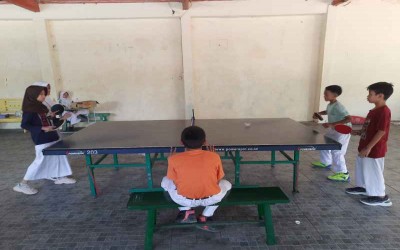 Tim Putra Tenis Meja MIN 11 Gunungkidul Intensif Berlatih Jelang Kompetisi Kabupaten